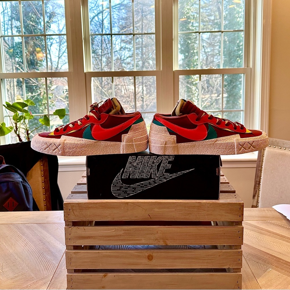 Nike Blazer Low Sacai KAWS Red Brand New With Box Men’s Size 11.5. (10/10)